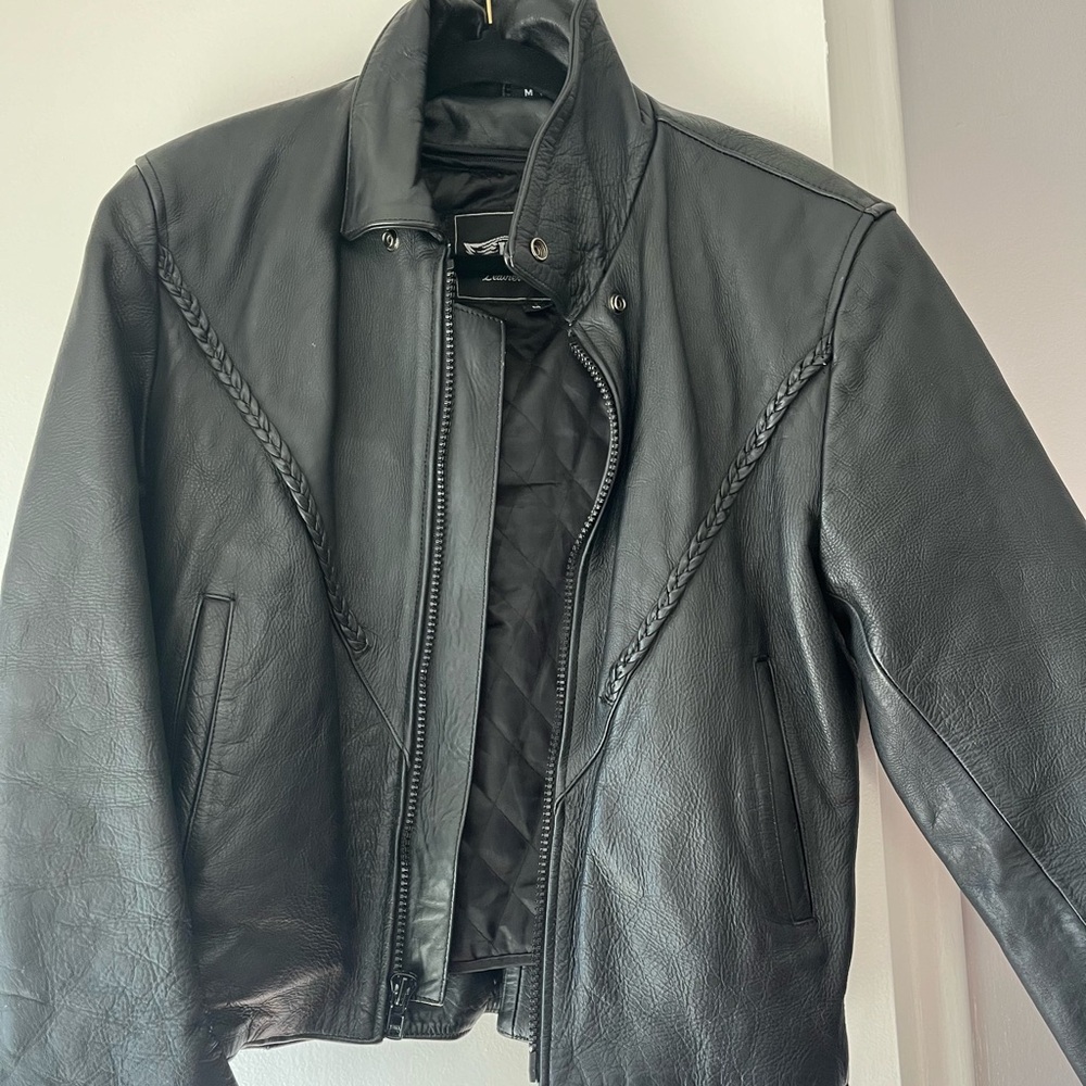 Unik Black Leather Jacket